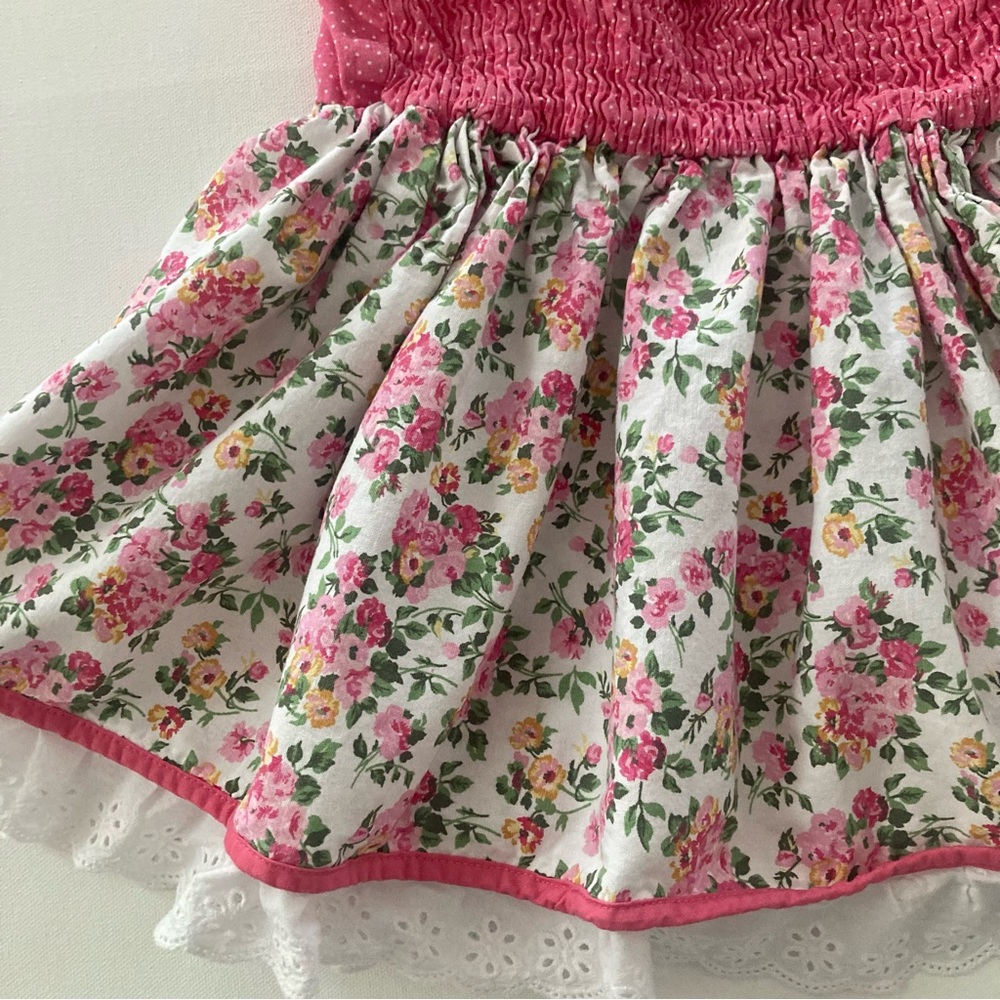 Ricrac & Ruffles Girls 8 Pink Ruffle Tunic Spring Summer - Picture 6 of 11
